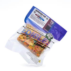 Snapdragon Delta 9 Live Resin and CBD Fruity Cereal Treat (37.5 mg Delta 9 THC / 37.5 mg CBD)