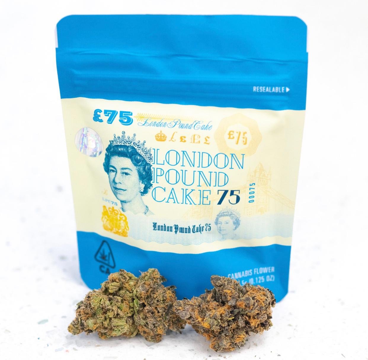 London Pound cake (8 grams)