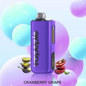 vapepie max 40000 puffs cranberry grape